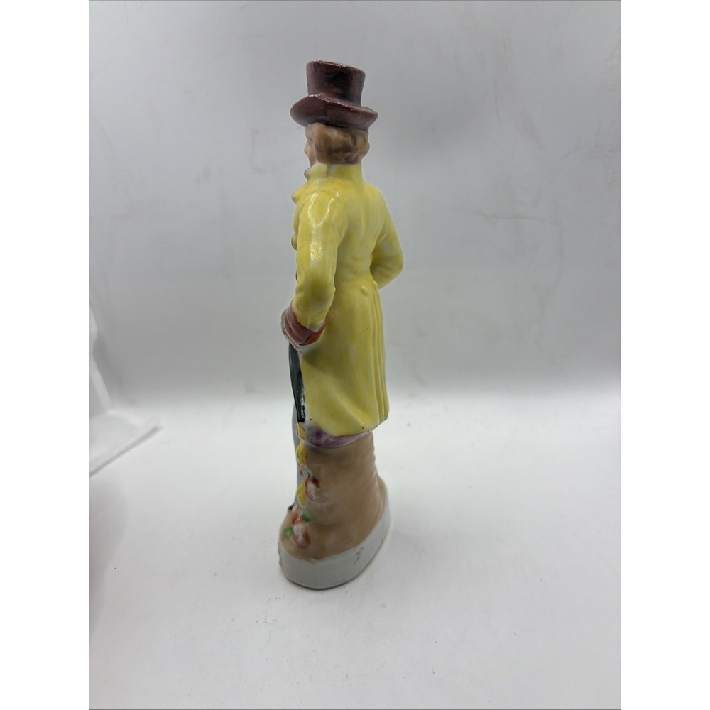 VINTAGE PORCELEIN GENTLEMAN w/ UMBRELLA FIGURINE JAPAN. - Picture 2 of 7